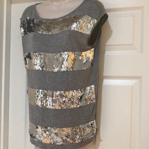 EUC Michael Kors Sequin Top Size M